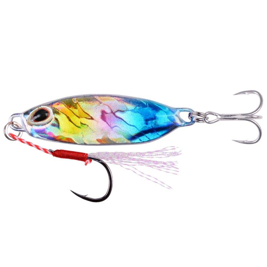 Leurres Jig métalliques - 7 pièces Mister Fisher