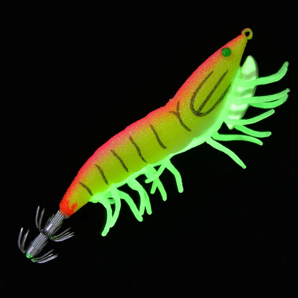 Turluttes crevettes phosphorescentes - 8 pièces Mister Fisher
