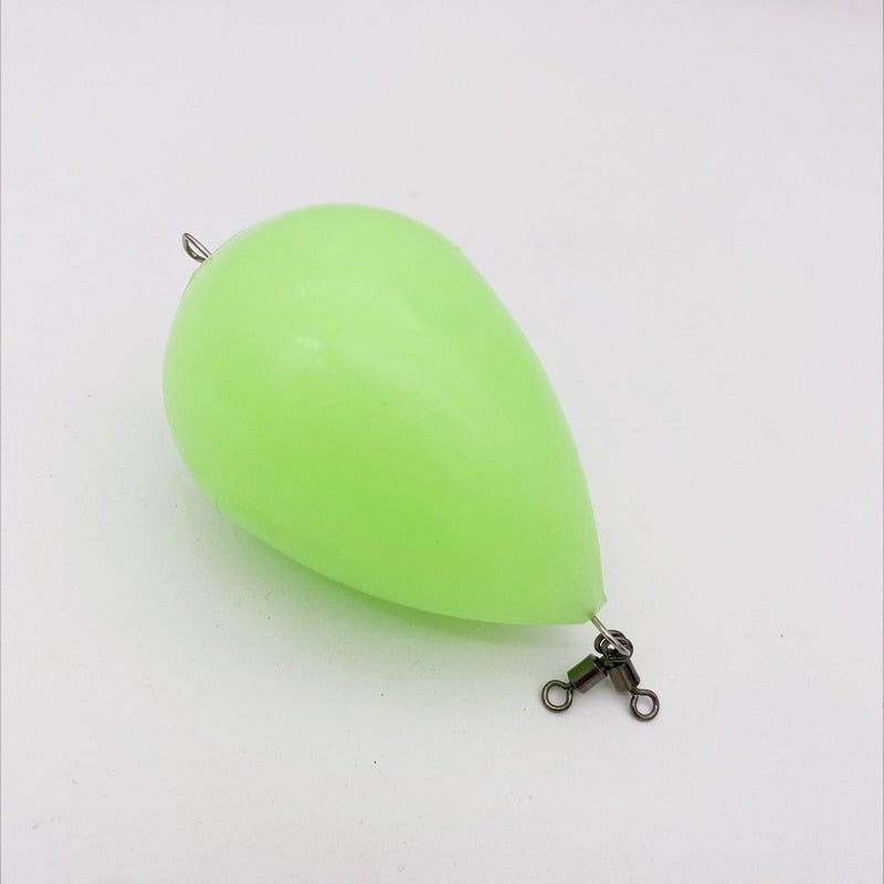 5Pcs*Night Fishing Luminous Egg Float Upward lUMINOUS Bobber Float Fishing Float Help Thrower Long-distance Casting Bait Mister Fisher