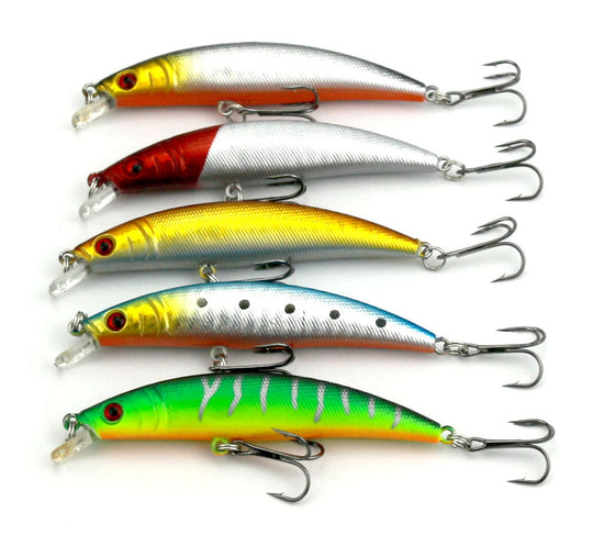 Hot 2016 30pcs/lot fishing lure Mixed 6 models fishing tackle 30 colors Minnow lure Crank Lures Popper Mix fishing bait Mister Fisher