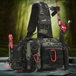 Sac tactique de pêche à bandoulière - Vignette | Mister Fisher