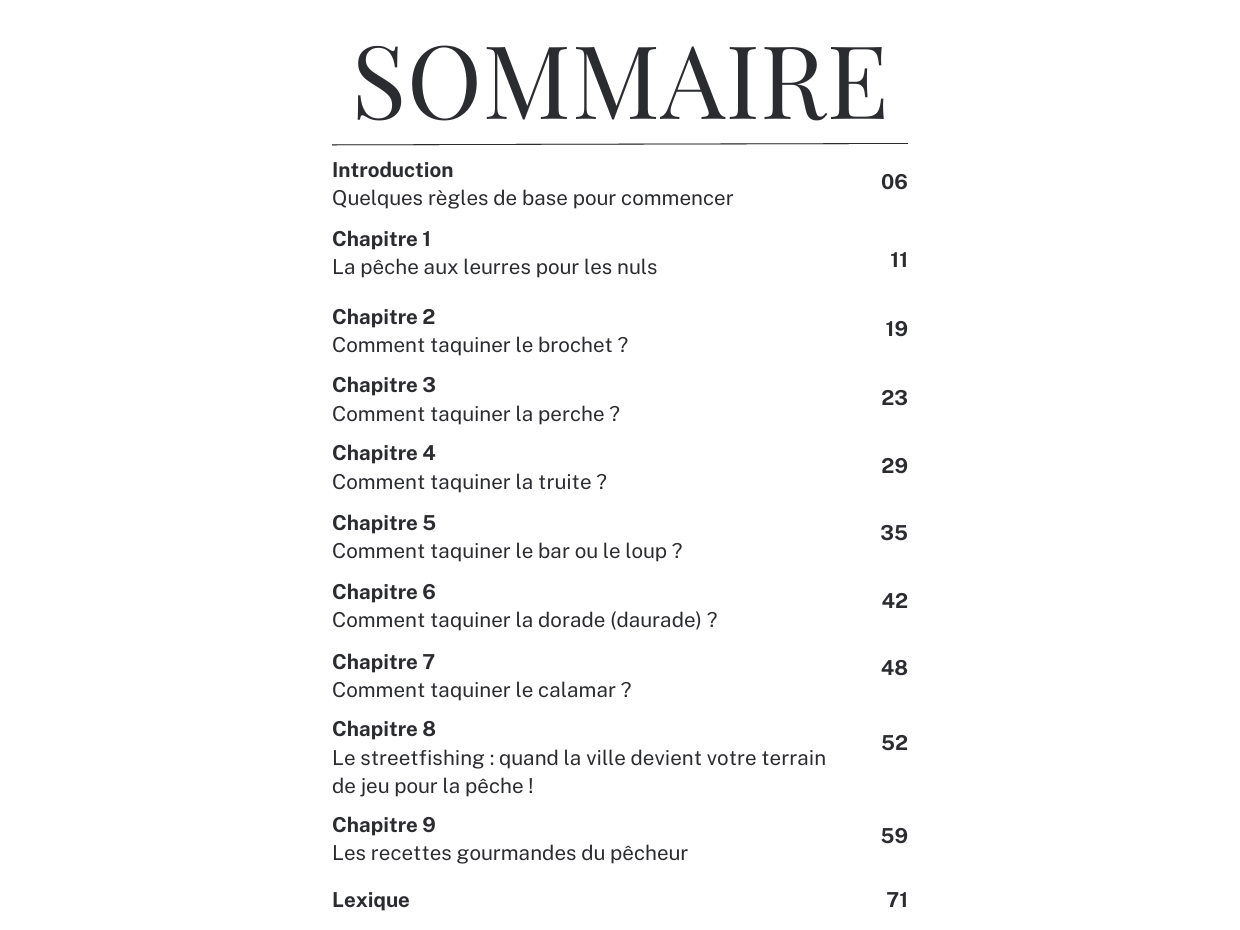 Livre "Le petit guide du pêcheur amateur" - 72 pages Mister Fisher