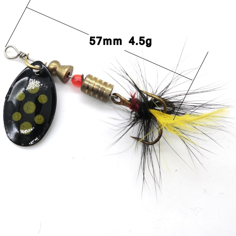 Leurres cuillère truite - 10 pièces Mister Fisher