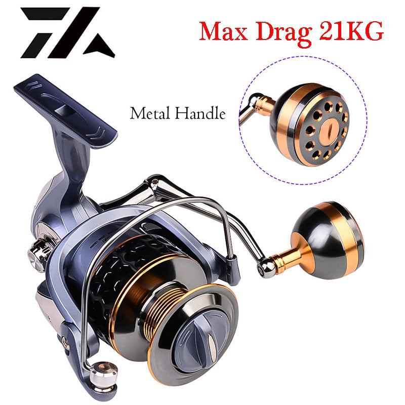 Moulinet de pêche mer/eau douce avec frein à friction 21 kg Mister Fisher