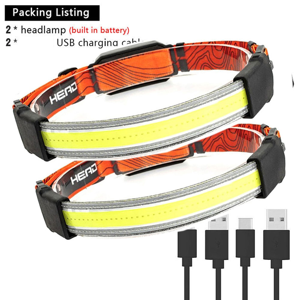 Lampe frontale LED avec batterie Lithium Mister Fisher