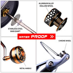 Moulinet de pêche mer/eau douce avec frein à friction 21 kg - Vignette | Mister Fisher