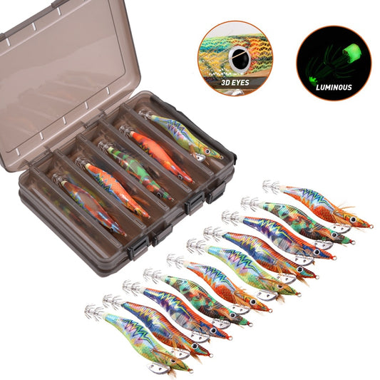 Turluttes phosphorescentes - 12 g - 14,5 g - 10 pièces Mister Fisher