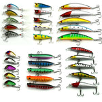 Kit leurres poissons nageurs - 15 pièces - Vignette | Mister Fisher