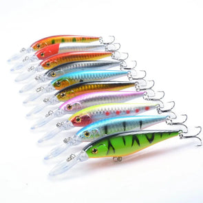 Leurres durs 11 cm - 10 pièces Mister Fisher
