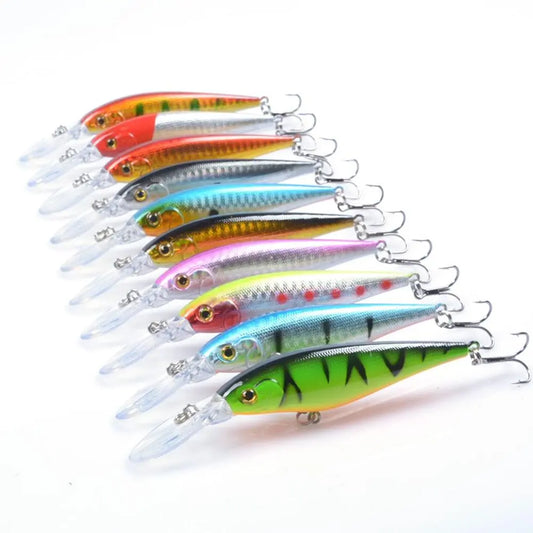 Leurres durs 11 cm - 10 pièces Mister Fisher