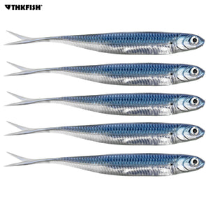 Leurres souples multicolores - 5 pièces - 10 cm Mister Fisher