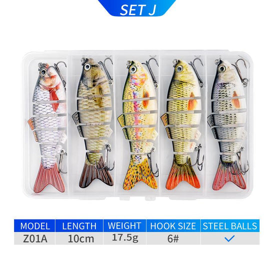 Assortiments de leurres pour brochet - 5 pièces Mister Fisher