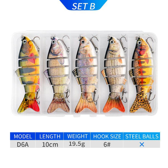 Assortiments de leurres pour brochet - 5 pièces Mister Fisher