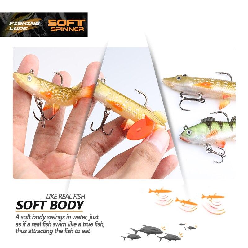 Kit leurres souples 5 ou 10 pièces Mister Fisher
