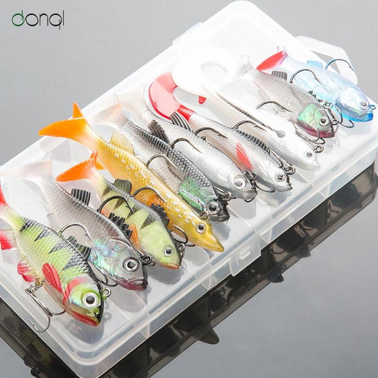 Kit leurres souples 5 ou 10 pièces Mister Fisher