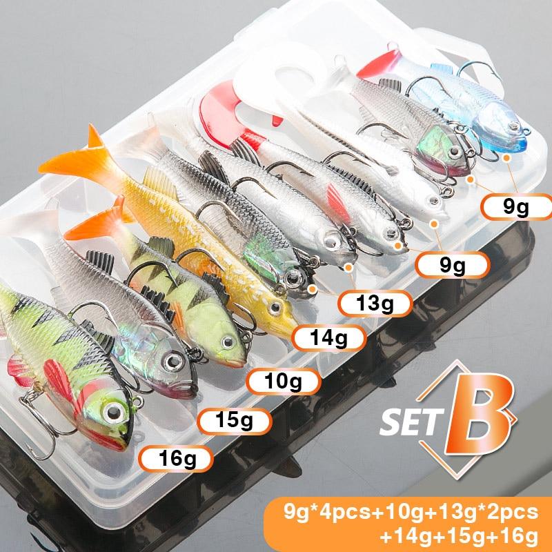 Kit leurres souples 5 ou 10 pièces Mister Fisher