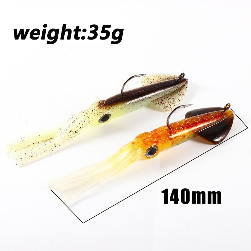 Leurre calamar - 14 cm - 35 g Mister Fisher