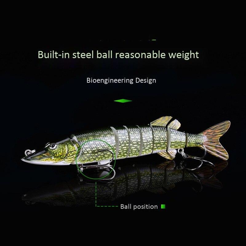 Leurres brochet 12,5 cm/19,4 g - 3 pièces Mister Fisher