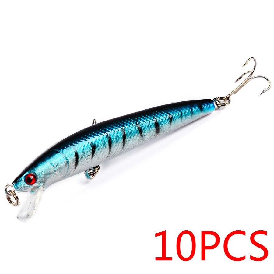 Leurres durs 10 cm/7,5 g - 10 pièces Mister Fisher