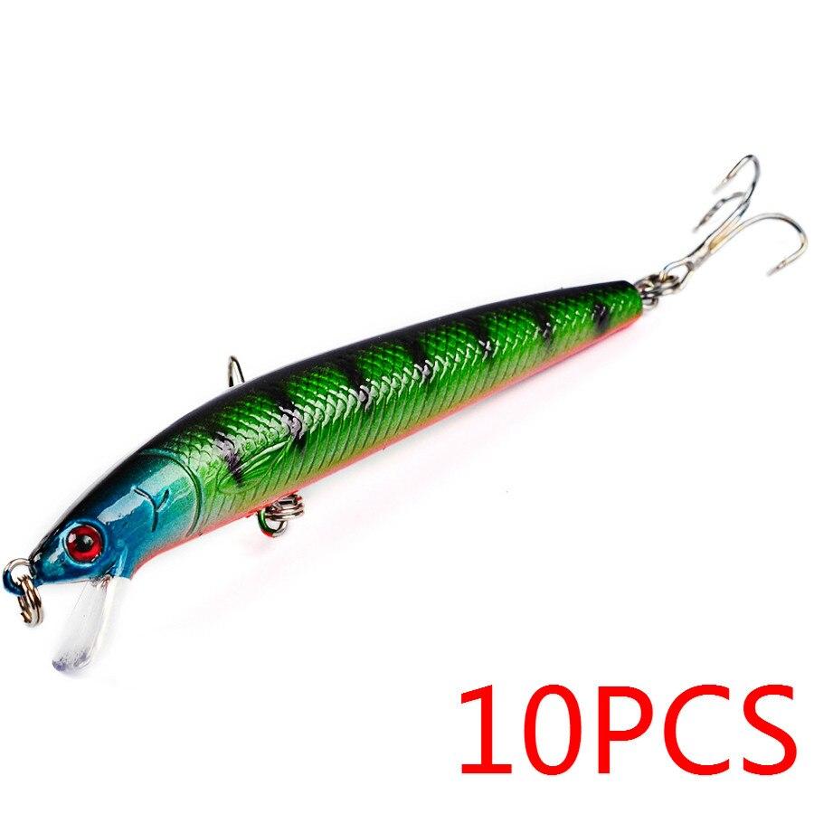 Leurres durs 10 cm/7,5 g - 10 pièces Mister Fisher