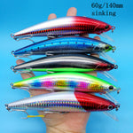 Leurres durs coulants - 40 g/60 g/80 g - 5 pièces - Vignette | Mister Fisher