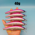Leurres durs coulants - 40 g/60 g/80 g - 5 pièces - Vignette | Mister Fisher