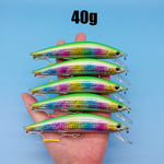 Leurres durs coulants - 40 g/60 g/80 g - 5 pièces - Vignette | Mister Fisher