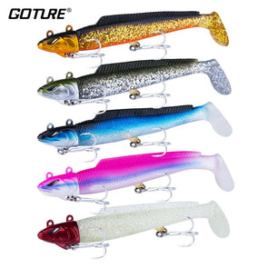Leurres souples silicone - 5 pièces Mister Fisher