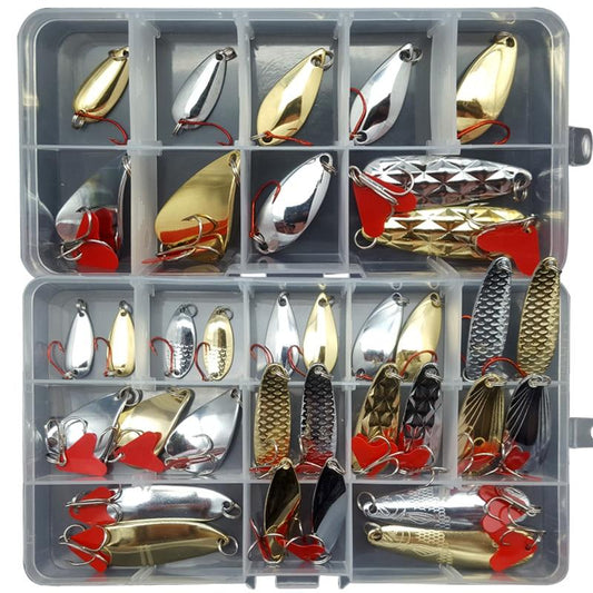 Ensemble mixte de leurres cuillères Mister Fisher