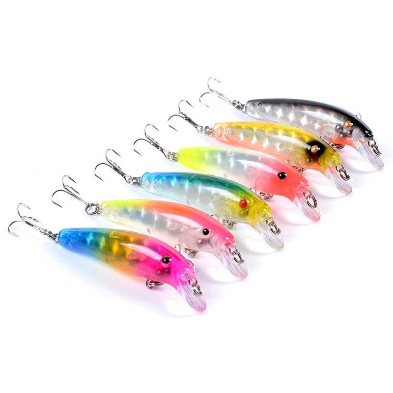 Lot de leurres durs 7 cm - 6 pièces Mister Fisher