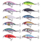 Lot leurres durs 5,2 cm - 12 pièces Mister Fisher