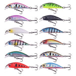 Lot leurres durs 5,2 cm - 12 pièces Mister Fisher