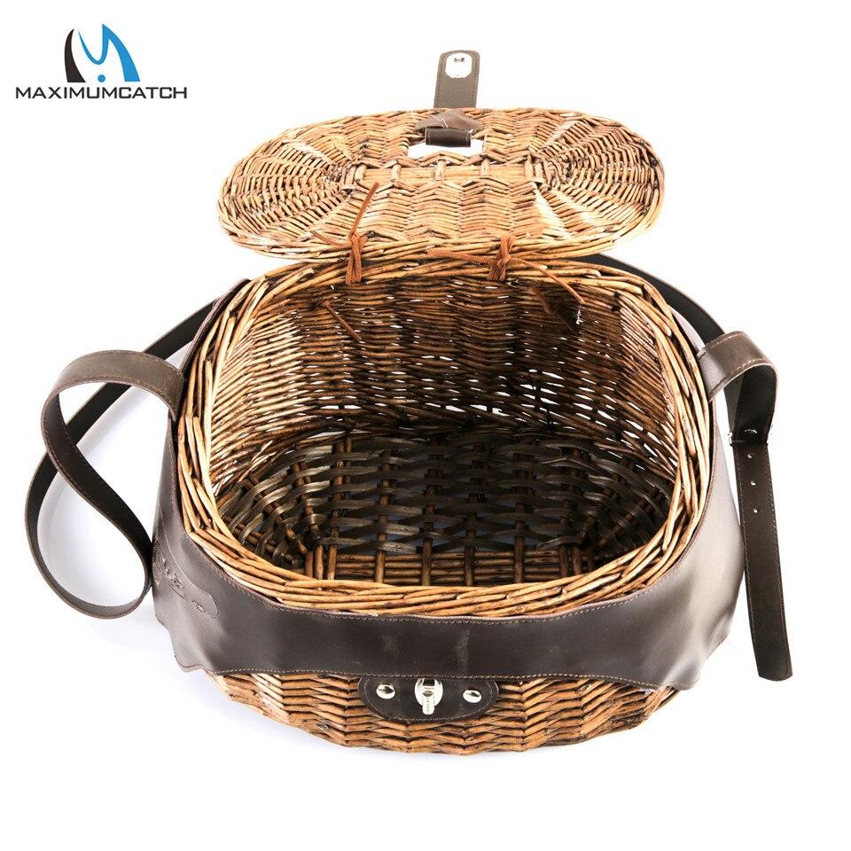 Panier de pêche "retro" en osier Mister Fisher