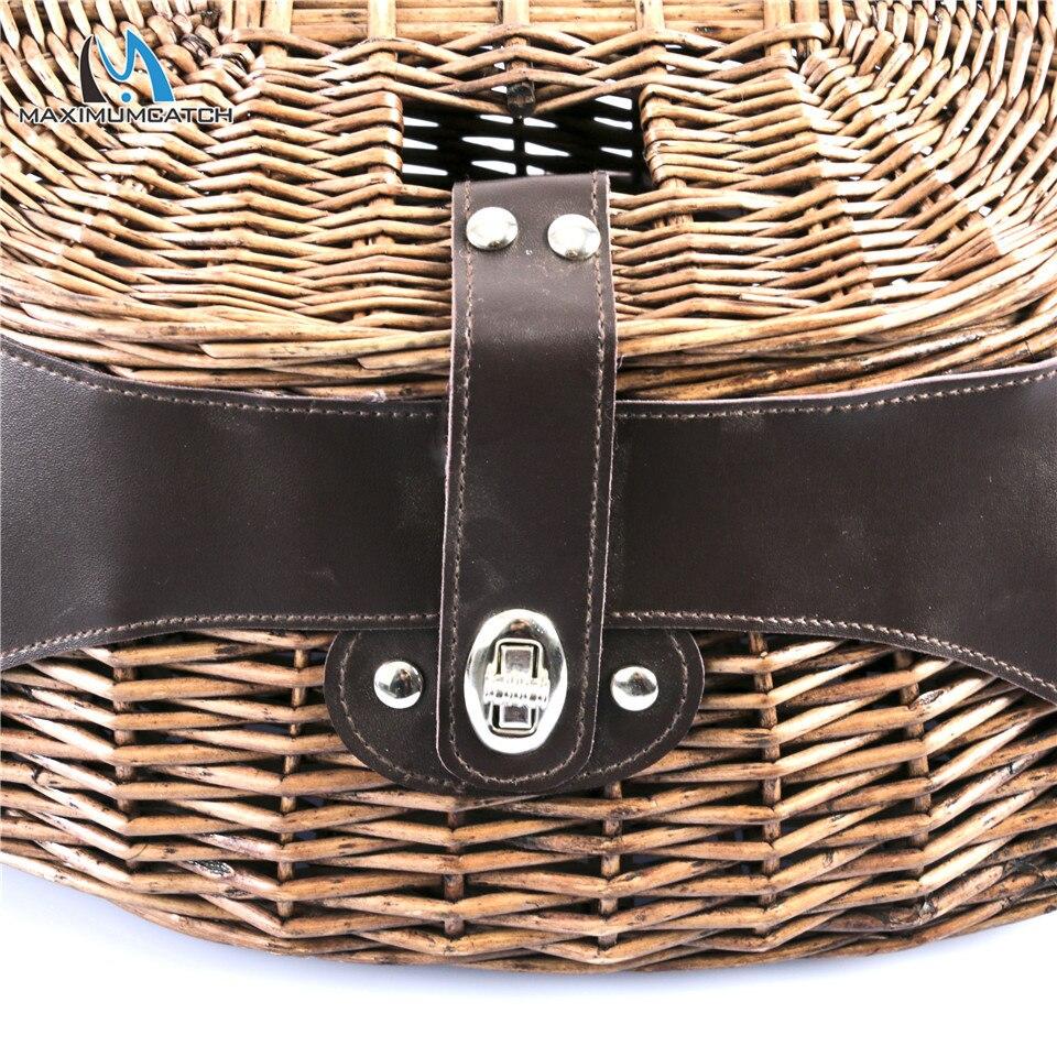 Panier de pêche "retro" en osier Mister Fisher