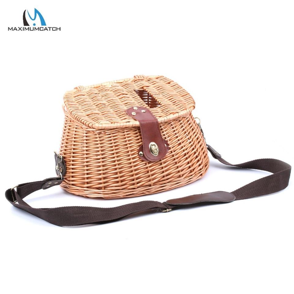 Panier de pêche "retro" en osier Mister Fisher
